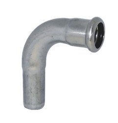 Presuojama nerūdijančio plieno alkūnė RM inoxPRES, vidus/išorė, Ø18, 90° 1