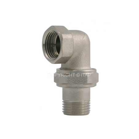 Žalvarinis chromuotas išardomas sujungimas, d , 1/2'', kampu 1