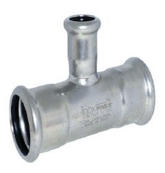 Presuojamas nerūdijančio plieno pereinamas trišakis RM inoxPRES, 35x28x35 1