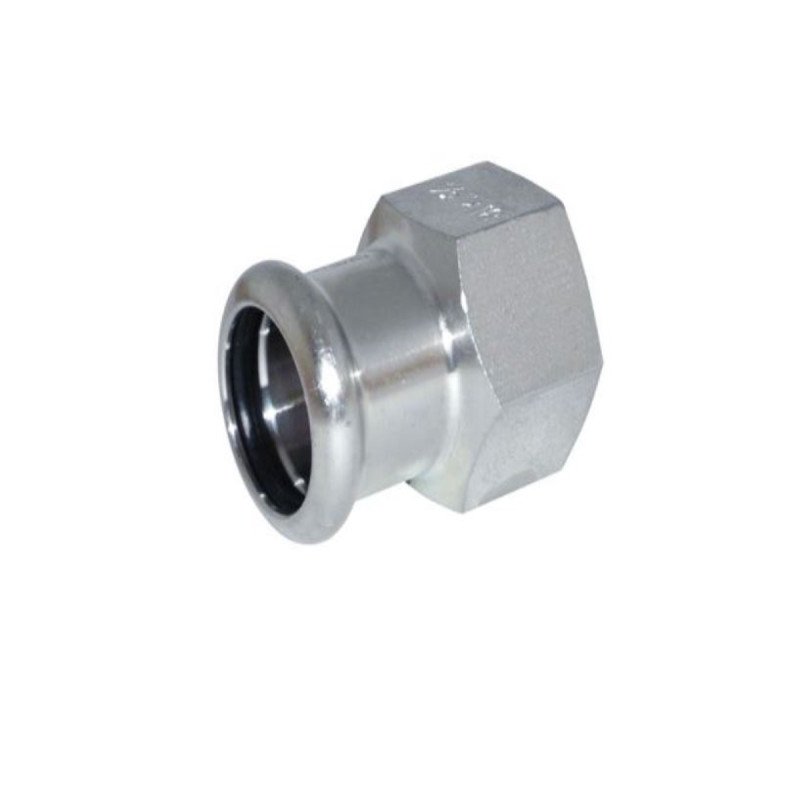 Presuojamas nerūdijančio plieno antgalis RM inoxPRES, Vidinis sriegis, 1"1/4x35