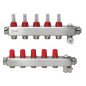 Reguliuojamas grindinio šildymo kolektorius Danfoss, su srauto matuokliais, SSM-F 5 žiedų Reguliuojamas grindinio šildymo kolektorius Danfoss, su srauto matuokliais, SSM-F 5 žiedų