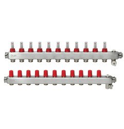 Reguliuojamas grindinio šildymo kolektorius Danfoss, su srauto matuokliais, SSM-F 11 žiedų 1