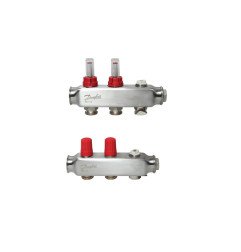 Reguliuojamas grindinio šildymo kolektorius Danfoss, su srauto matuokliais, SSM-F 2 žiedų 1