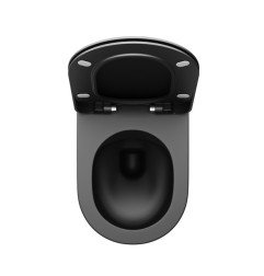 Pakabinamas WC Ravak, Uni Chrome RimOff juodas 3