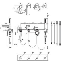 Vonios krašto maišytuvas Ravak Chrome, CR 026.00 Chrome 4
