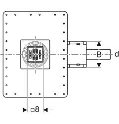 Dušo trapas Geberit, Cleanline SH30 3