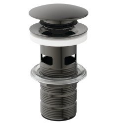 Praustuvo sifono vožtuvas Ideal Standard, praustuvams su persipylimu, Magnetic Grey 1