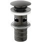 Praustuvo sifono vožtuvas Ideal Standard, praustuvams su persipylimu, Magnetic Grey