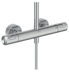 Stacionari dušo sistema Ideal Standard Ceratherm T50, su Ø250 galva ir rankiniu dušu, chrom 6