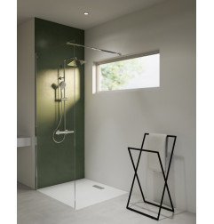 Stacionari dušo sistema Ideal Standard Ceratherm T100, Evo Diamond 200x200 mm galva ir rankiniu dušu, chrom 3