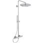 Stacionari dušo sistema Ideal Standard Ceratherm T125, su Ø300 galva ir Stick rankiniu dušu, chrom Stacionari dušo sistema Ideal Standard Ceratherm T125, su Ø300 galva ir Stick rankiniu dušu, chrom