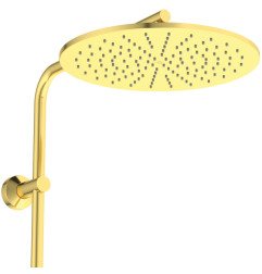 Stacionari dušo sistema Ideal Standard Ceratherm T125, su Ø300 galva ir Stick rankiniu dušu, Brushed Gold 4