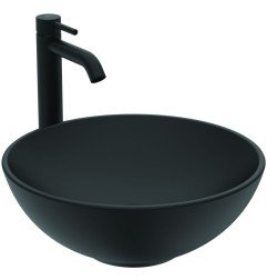 Pastatomas praustuvas Ideal Standard Strada O, Ø41 cm apvalus, Silk Blak matinė juoda 3