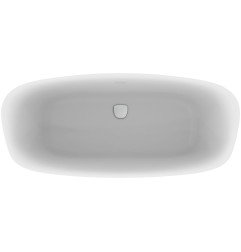 Akrilo vonia Ideal Standard Dea, 170x75, laisvai pastatoma, balta matinė/juoda matinė 4