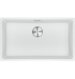 Po stalviršiu montuojama granitinė plautuvė Franke Maris, MRG 110-72, Glacier, rankinis ventilis 1