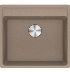 Lygiai su stalviršiumi montuojama granitinė plautuvė Franke Maris, MRG 210-52 A, Cashmere, rankinis ventilis 1