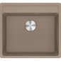 Lygiai su stalviršiumi montuojama granitinė plautuvė Franke Maris, MRG 210-52 A, Cashmere, rankinis ventilis
