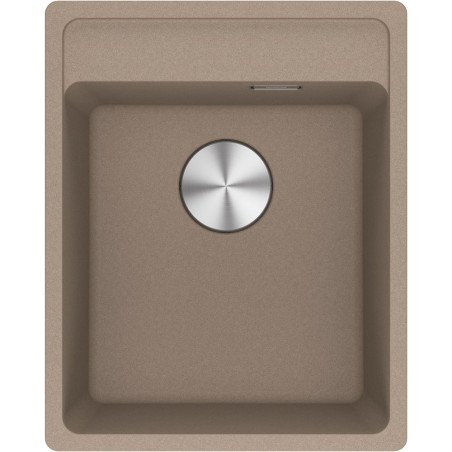 Lygiai su stalviršiumi montuojama granitinė plautuvė Franke Maris, MRG 210-37 A, Cashmere, rankinis ventilis 1