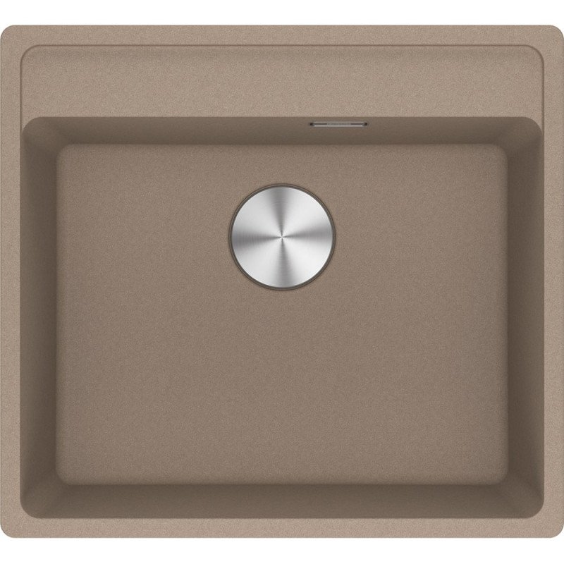 Lygiai su stalviršiumi montuojama granitinė plautuvė Franke Maris, MRG 210-52 A, Cashmere, ekscentrinis ventilis