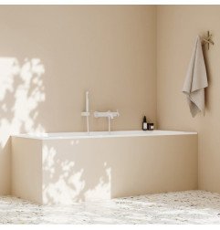 Plastikinis dušo galvutės laikiklis Ravak, 611.10WV White Velvet