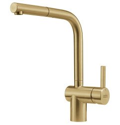 Plautuvės maišytuvas Franke Atlas Neo, su ištraukiamu dušeliu, Gold, Laminarstrahl 1