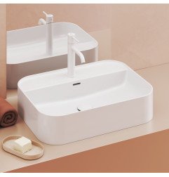 Keraminis pastatomas praustuvas Ravak Ceramic, Slim R 55 cm Shelf 1