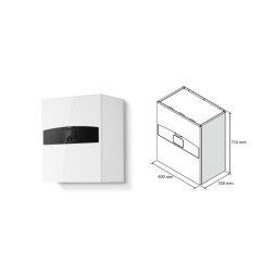 Šilumos siurblys Oras-Vanduo Ariston Nimbus R32, Flex, 150 S T Net 16.90 kW Φ3, su 190l vandens šildytuvu ir Wi-Fi 3