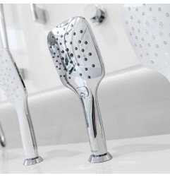 Stacionari dušo sistema Ravak 10° Free, TD F 098.00CR su svirtiniu maišytuvu ir dušo komplektu, chromas 4