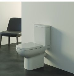 Pastatomas WC Ideal Standard, i.life A RimsLS+ su bakeliu ir lėtai nusileidžiančiu dangčiu