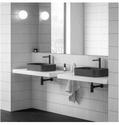 Keraminis pastatomas praustuvas Ravak Ceramic, Slim R 55 cm juodas 3