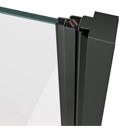 Varstomos dušo durys Ravak Cool!, COSD1-90 juodas+stiklas Transparent 4