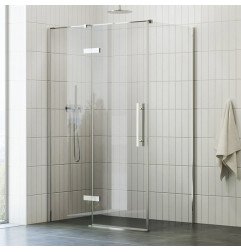 Stacionari sienelė Ravak Cool!, COPS-100 chromas+stiklas Transparent 1