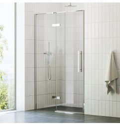 Varstomos dušo durys Ravak Cool!, COSD2-110 chromas+stiklas Transparent 1