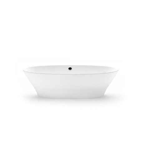 Akmens masės vonia Aura Galatea 2 balta, 176x87 cm, be persipylimo 1