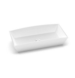 Akmens masės praustuvas Aura Ondina, 67x35 cm, baltas 3