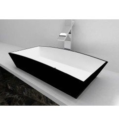 Akmens masės praustuvas Aura Ondina, 67x35 cm, baltas 6