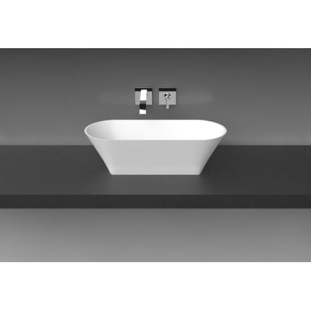 Akmens masės praustuvas Aura Ornea 1, 65x29 cm, baltas 1