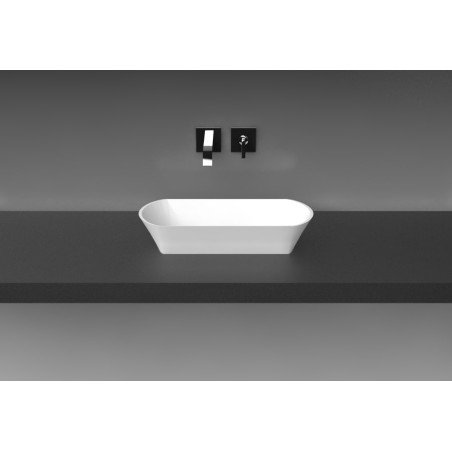 Akmens masės praustuvas Aura Ornea 3, 55x25 cm, baltas 1