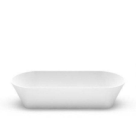 Akmens masės praustuvas Aura Ornea 4, 75x34 cm, baltas 1