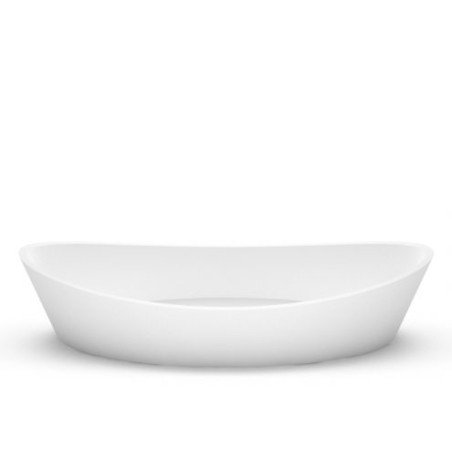 Akmens masės praustuvas Aura Talia, 80x38 cm, baltas