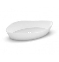 Akmens masės praustuvas Aura Luxovio, 80x39 cm, baltas 3