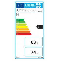 Kombinuotas vandens šildytuvas Ariston PRO1 R, 80VTS, 74l 1.8 kW kairinis 3