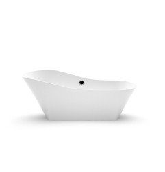 Akmens masės vonia Aura Adeona 1 balta, 171x78 cm, be persipylimo 1