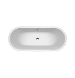 Akmens masės vonia Aura Dafne balta, 167x71 cm, be persipylimo 4