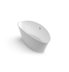 Akmens masės vonia Aura Dione 1 balta, 179x78 cm, be persipylimo 3