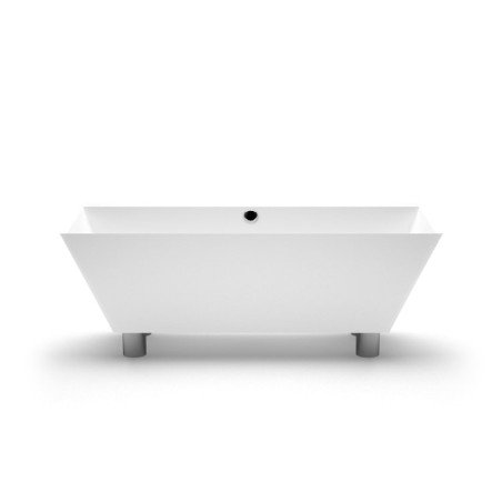 Akmens masės vonia Aura Doride balta, 175x81 cm, be persipylimo 1