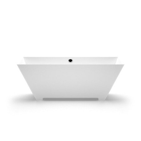 Akmens masės vonia Aura Erunna 2 balta, 175x81 cm, be persipylimo 1