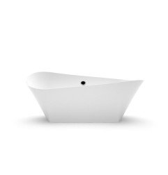 Akmens masės vonia Aura Kleodora balta, 172x78 cm, be persipylimo 1
