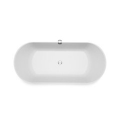 Akmens masės vonia Aura Ornea 3 balta, 171x76 cm, be persipylimo 4