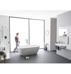 Grindinis vonios maišytuvas Ravak Freedom, FM 080.20BL.RB07A, juodas, be R-box 4